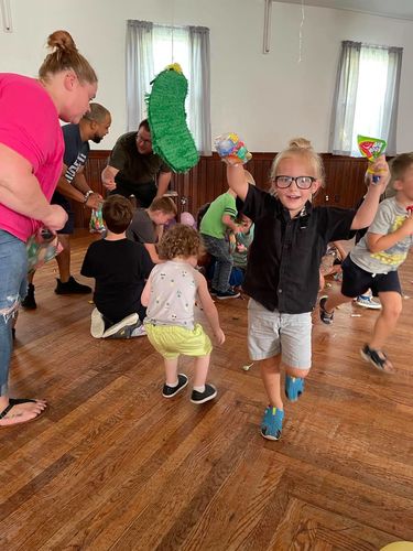 Customer photo review of Large Cucumber Pinata Pickle Pinata for Bachelorette Party | Party Theme Decorations, 420 Party, Adult Toys