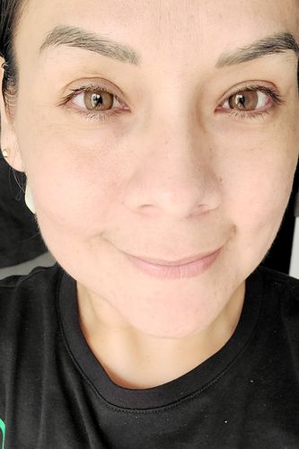 Customer photo review of Crystal Brown Contact Lenses(12 months wear)