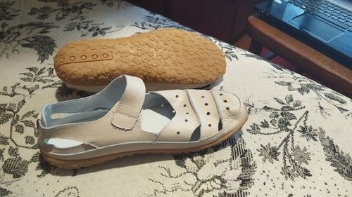 Customer photo review of Sandales plates Orthopédique à crochet creux pour femmes