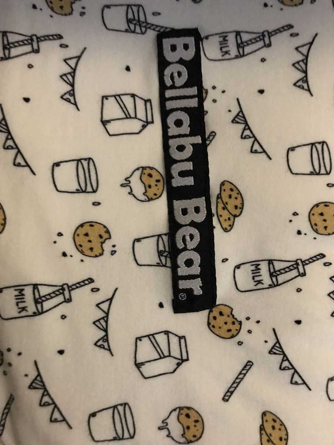 Customer photo review of Signature Milk & Cookies Bamboo Blanket