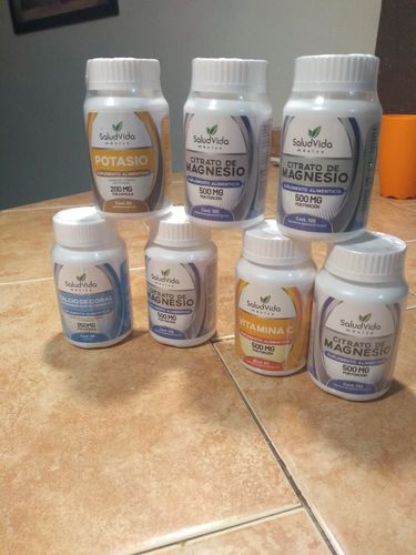 Customer photo review of Pack Citratos - Citrato de Magnesio 100 y Citrato de Potasio 60 cápsulas