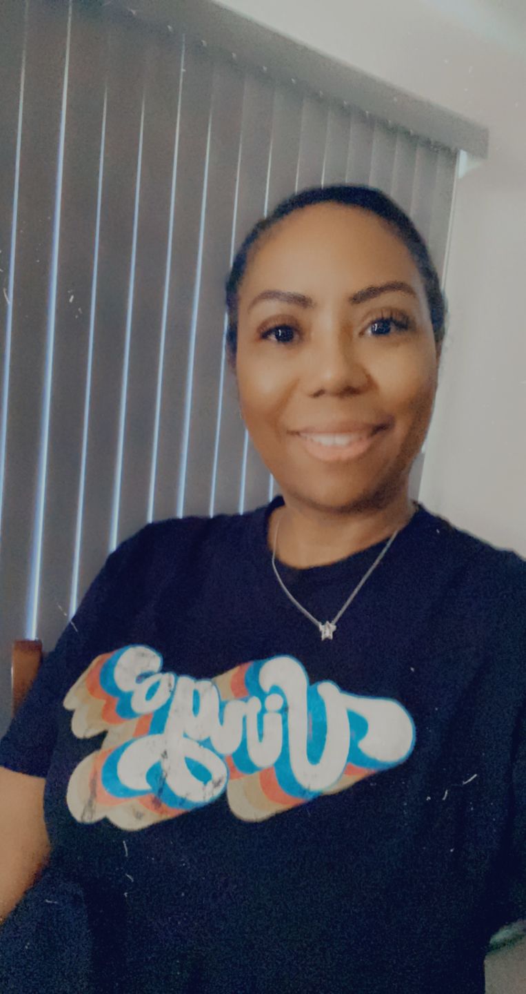 Customer photo review of Retro Distressed Virgo Zodiac Shirt