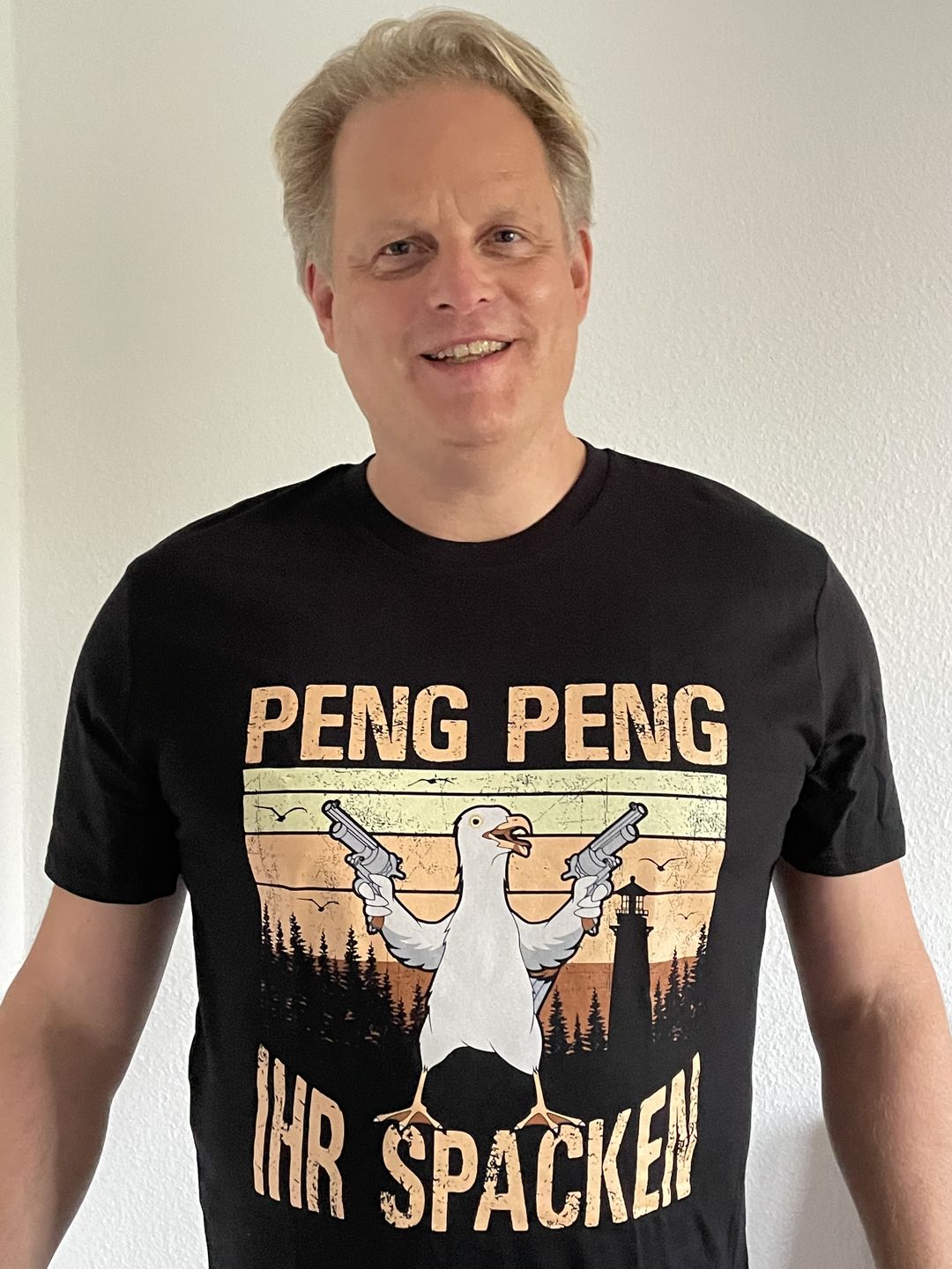 Customer photo review of Peng Peng ihr Spacken · Herren Premium Bio T-Shirt
