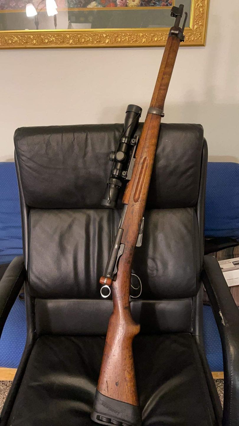 Customer photo review of Swiss Schmidt–Rubin 1911, K11, 96/11 NDT Scout Mount for Long Eye Relief Scopes