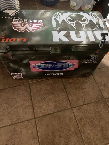 Customer photo review of ICEY-TEK Classic 70 Quart Roto-Molded Long Box Coolers