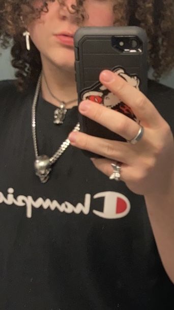 Customer photo review of SWORD EARRING