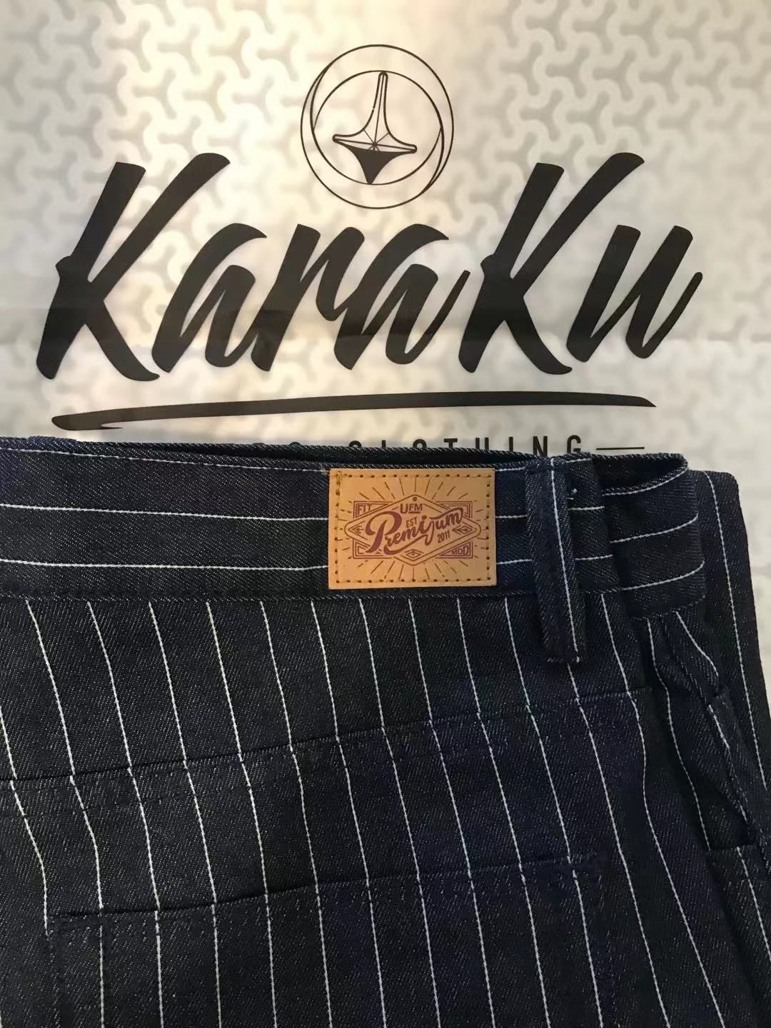 Customer photo review of ウォバッシュストライプワークパンツ