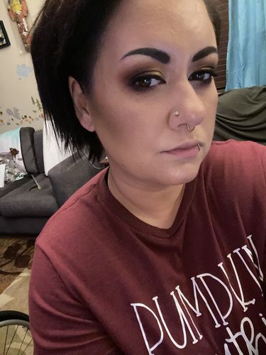 Customer photo review of The Signature Eyeshadow Palette