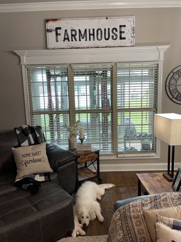 Customer photo review of Farmhouse Sign