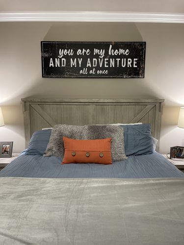 Customer photo review of You Are My Home And My Adventure Sign II