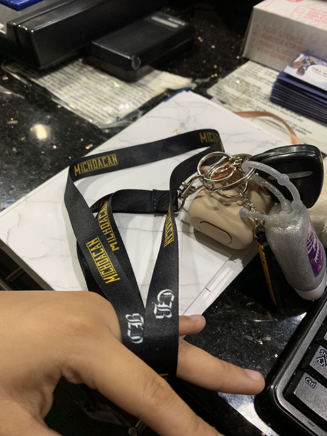 Customer photo review of MICHOACAN -  Black Lanyard