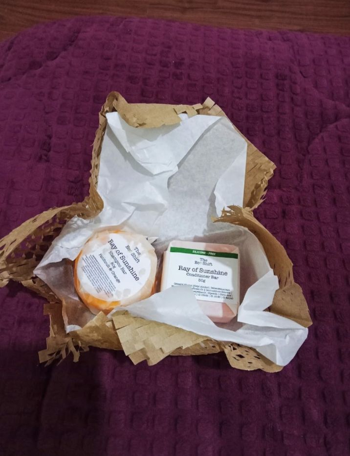 Customer photo review of Ray of Sunshine | Shampoo Bar
