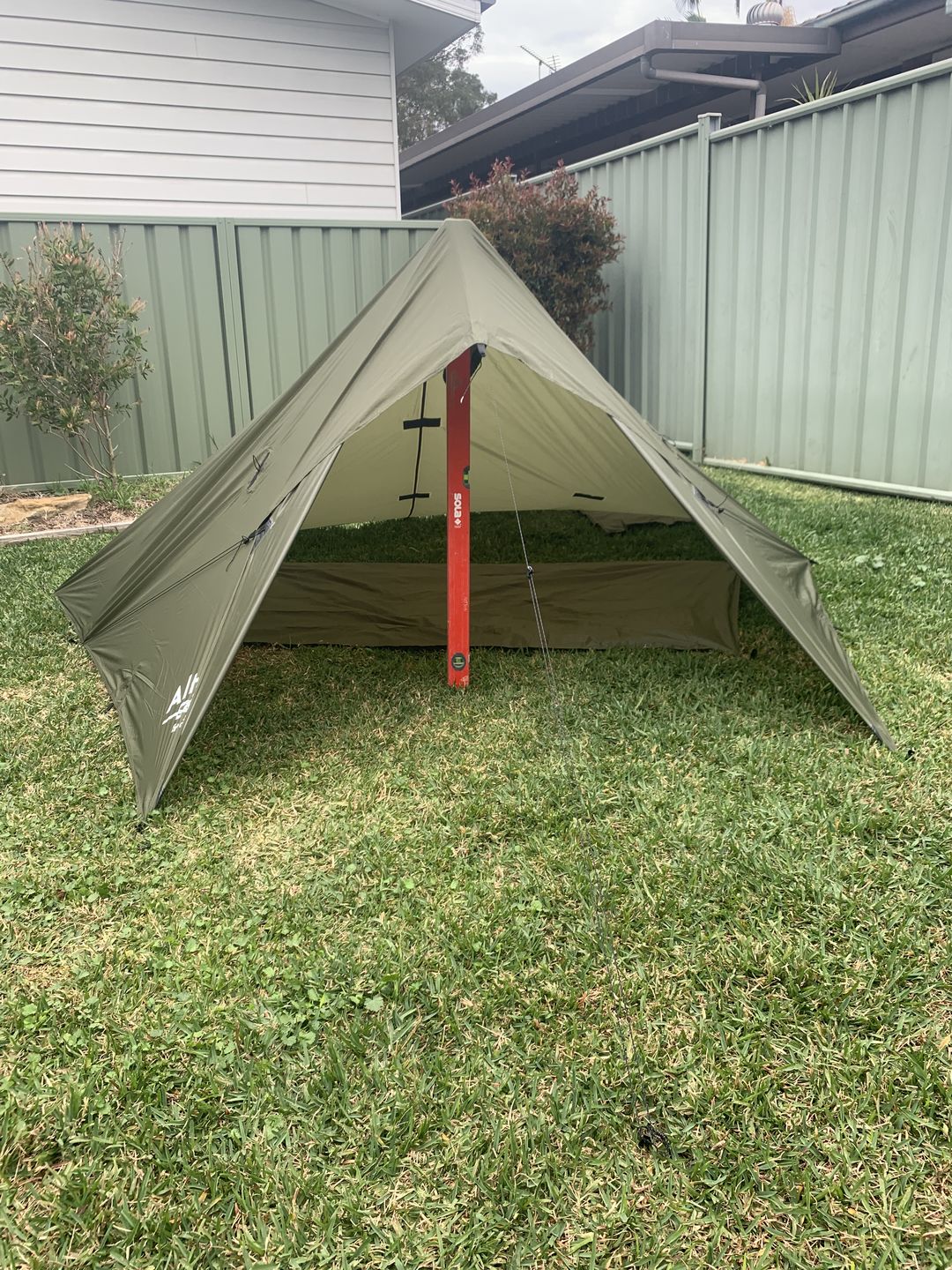 Customer photo review of Ultralight Groundsheet - Single