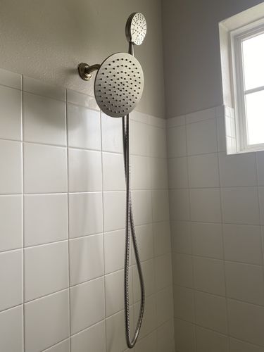 Customer photo review of 3-Spray Dual Shower Head Set