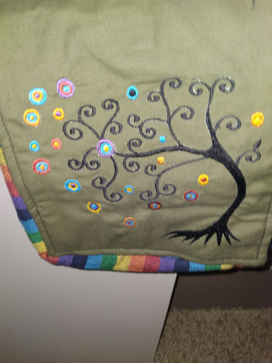 Customer photo review of Stay Rooted Messenger Bag