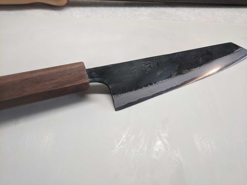 Customer photo review of Ittetsu Kurouchi Honesuki 150 mm
