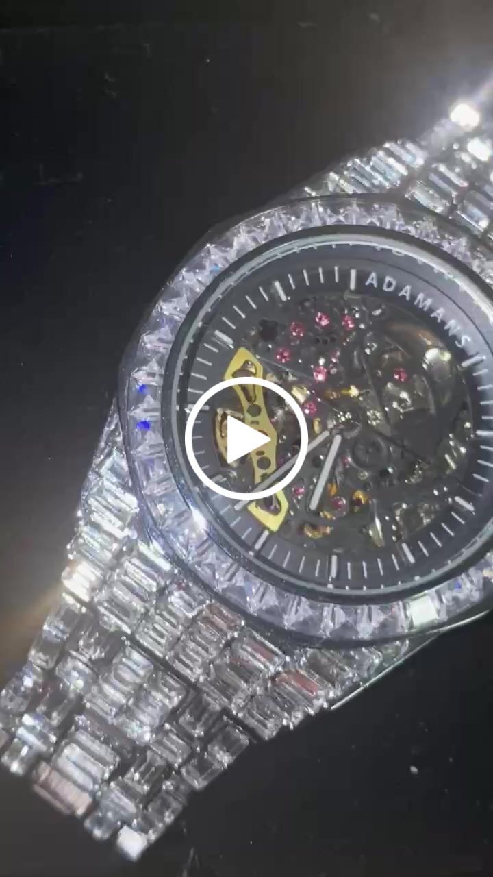 Customer video review of Adamans Baguette Watch - Silver