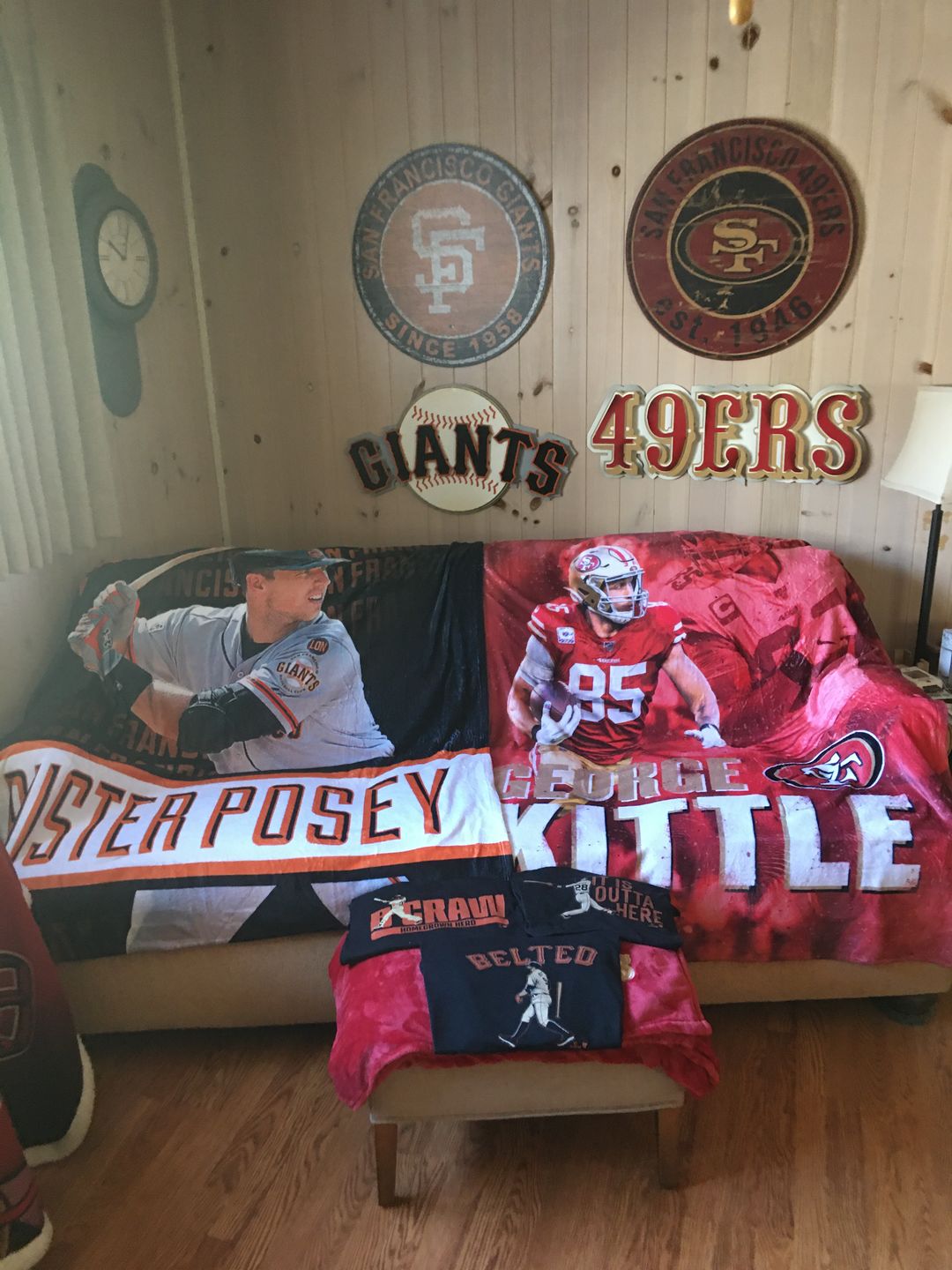 Customer photo review of San Francisco Giants Club Logo 3D Vintage Metal Wall Art