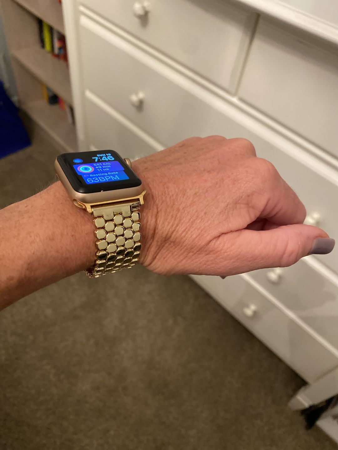 Customer photo review of Poseidon Stainless Band (4 Colours)