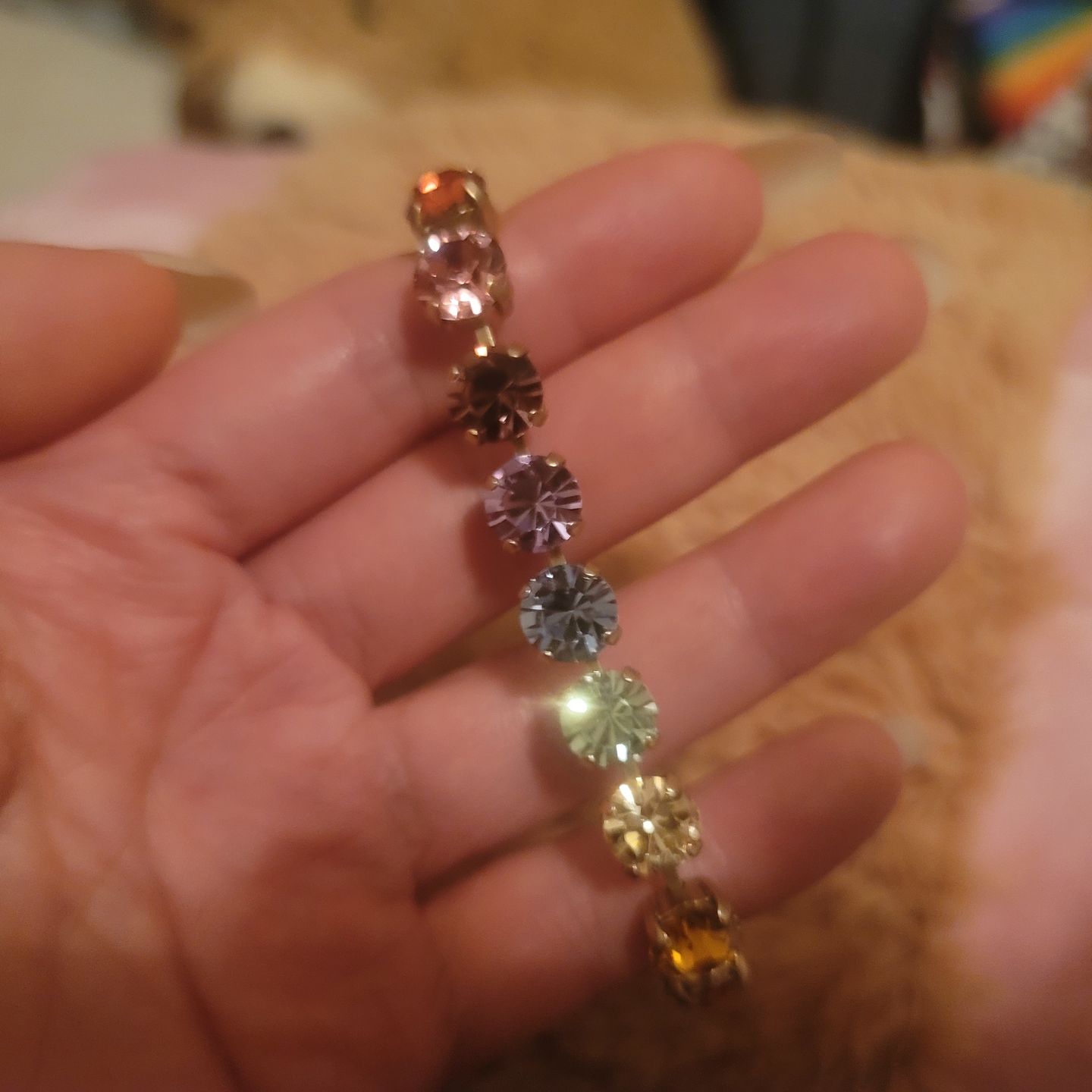 Customer photo review of Arista Bracelet in Rainbow Ombré - PRE-ORDER 6.14