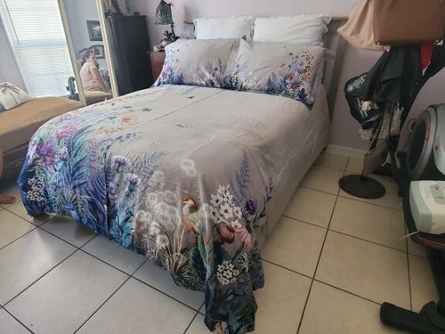 Customer photo review of Ancient Garden Duvet Cover Set (Egyptian Cotton)
