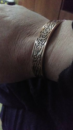 Customer photo review of Bracelet en Cuivre Magnétique