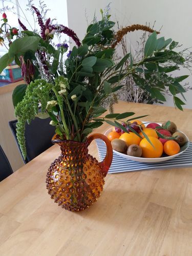 Customer photo review of Hobnail Džbán Amber