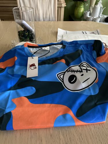 HF Camo (Yeezy Boost 700 Bright Blue) T 
