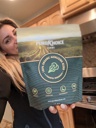 Customer photo review of Organic Powdered Superfood Greens