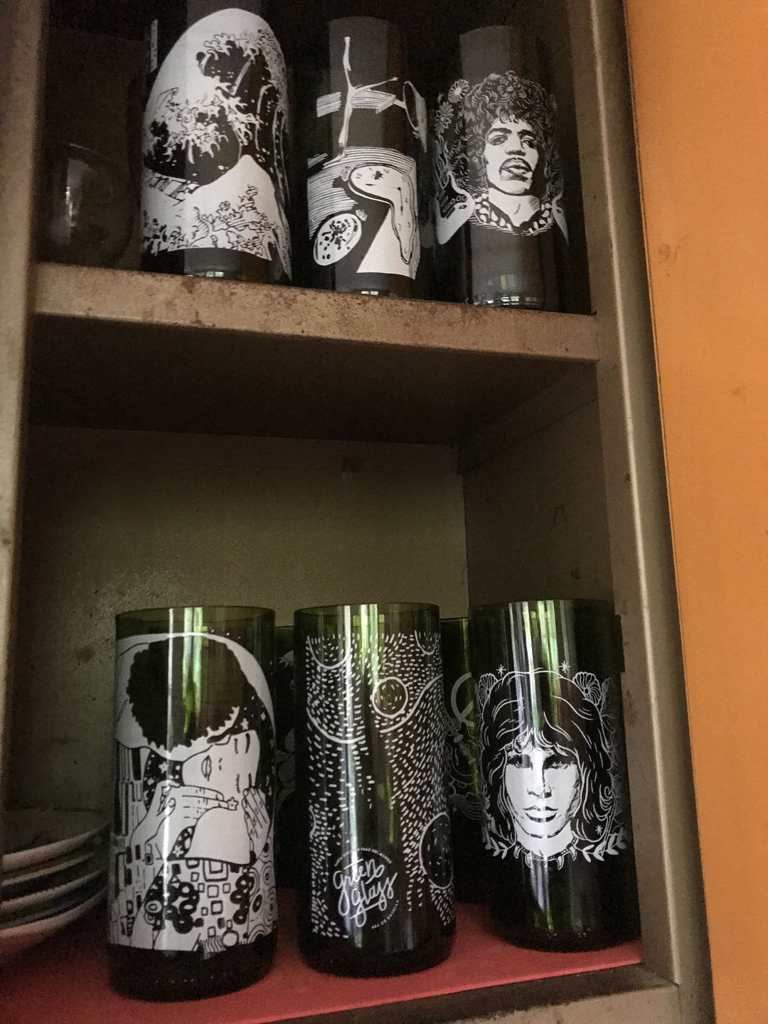 Customer photo review of Vasos Rockstar Juego de 6 Vasos