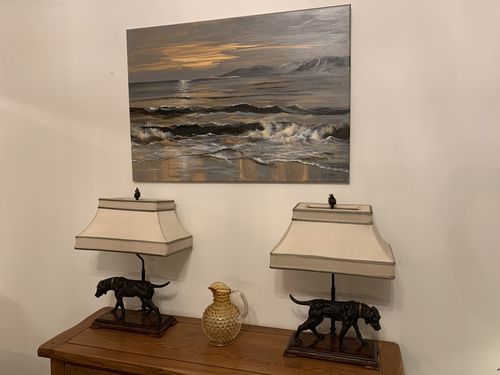 Customer photo review of Hobnail Džbán Underlay Amber