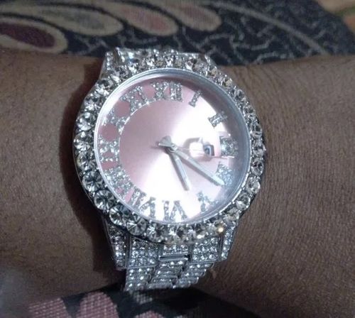 Customer photo review of Iced Out Rhinestone Watches