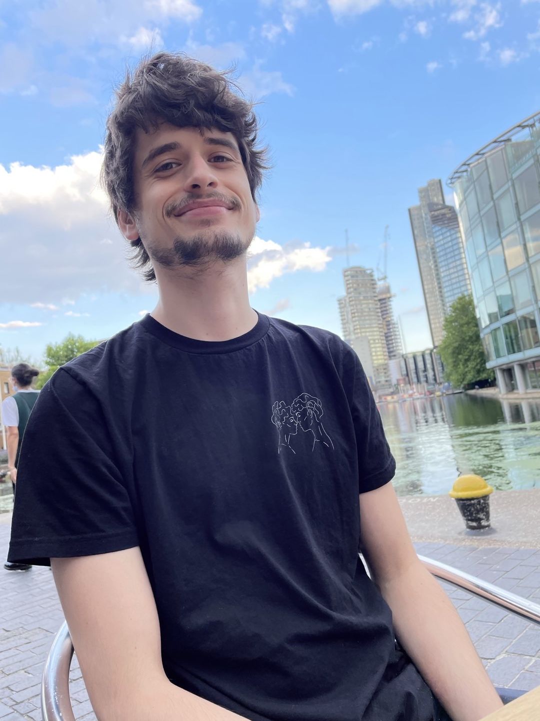 Customer photo review of Lover's Eyes Men's Organic Tee