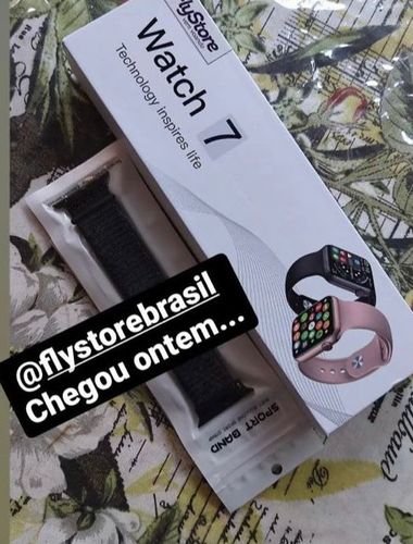 Customer photo review of Iwo Infinity Watch SERIES 7  + [ 5 BRINDES ] 12x Frete Grátis