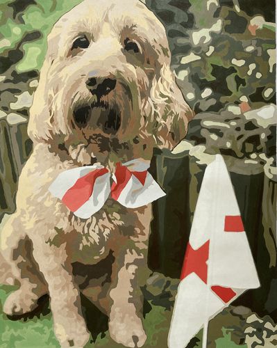 Customer photo review of Paint your own Photo - Custom Paint by Number