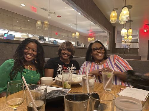 Customer photo review of She 'Bout Her Business "I Am She" T-Shirt