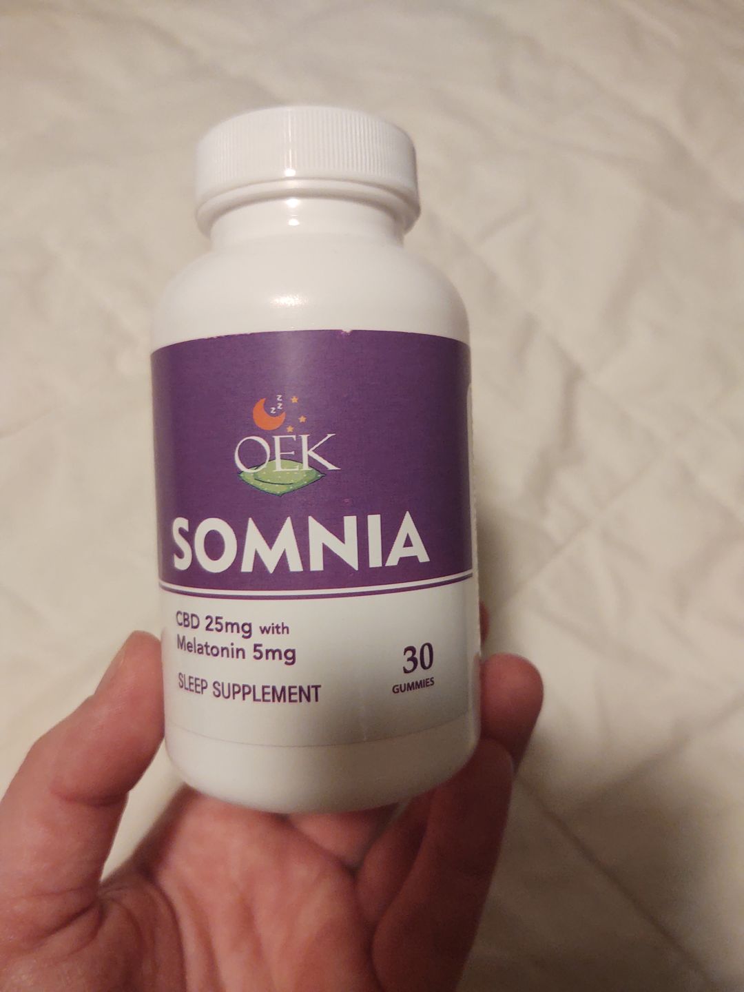 Customer photo review of Somnia Sleep Gummies