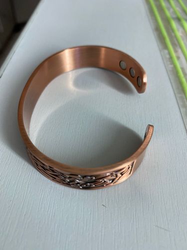 Customer photo review of Bracelet en Cuivre Magnétique