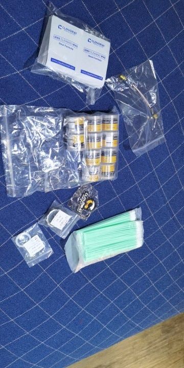 Customer photo review of Cloudray Cotton Swab For Laser Lens