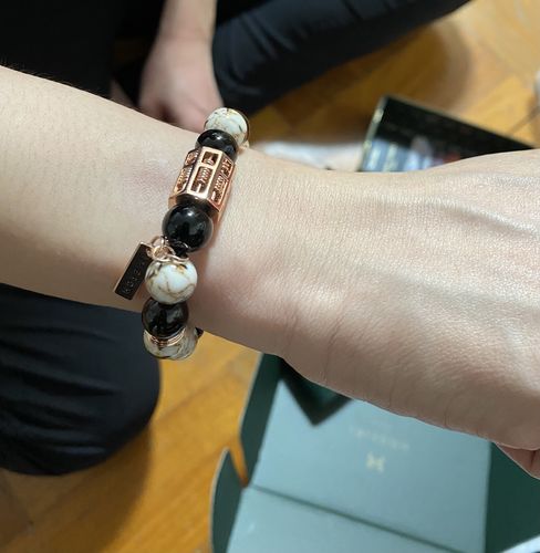 Customer photo review of The Aristocrat - Abacus Bracelet