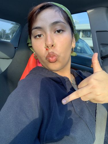 Customer photo review of Lfe Nose Hoop