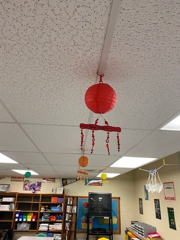 Customer photo review of 6" Red Round Paper Lantern, Even Ribbing, Chinese Hanging Wedding & Party Decoration