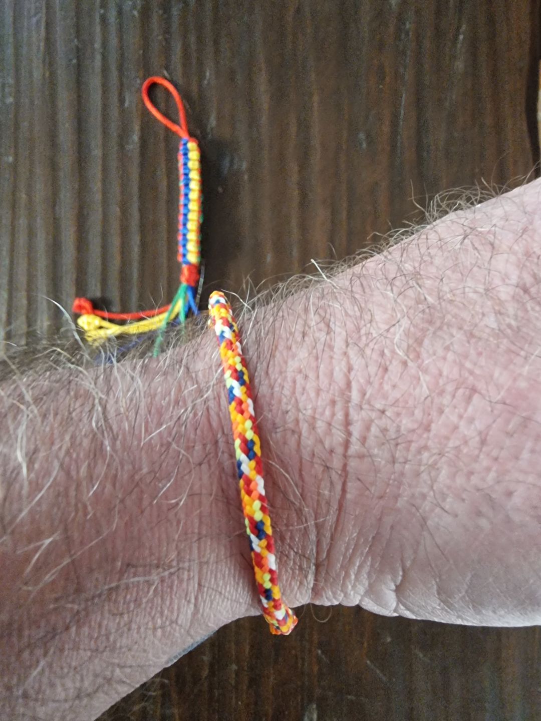 Customer photo review of Bracelet bouddhiste porte bonheur bénit par le Vénérable LP Sao.