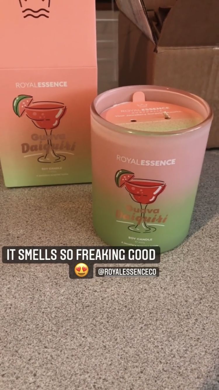 Customer photo review of Guava Daiquiri (Candle)