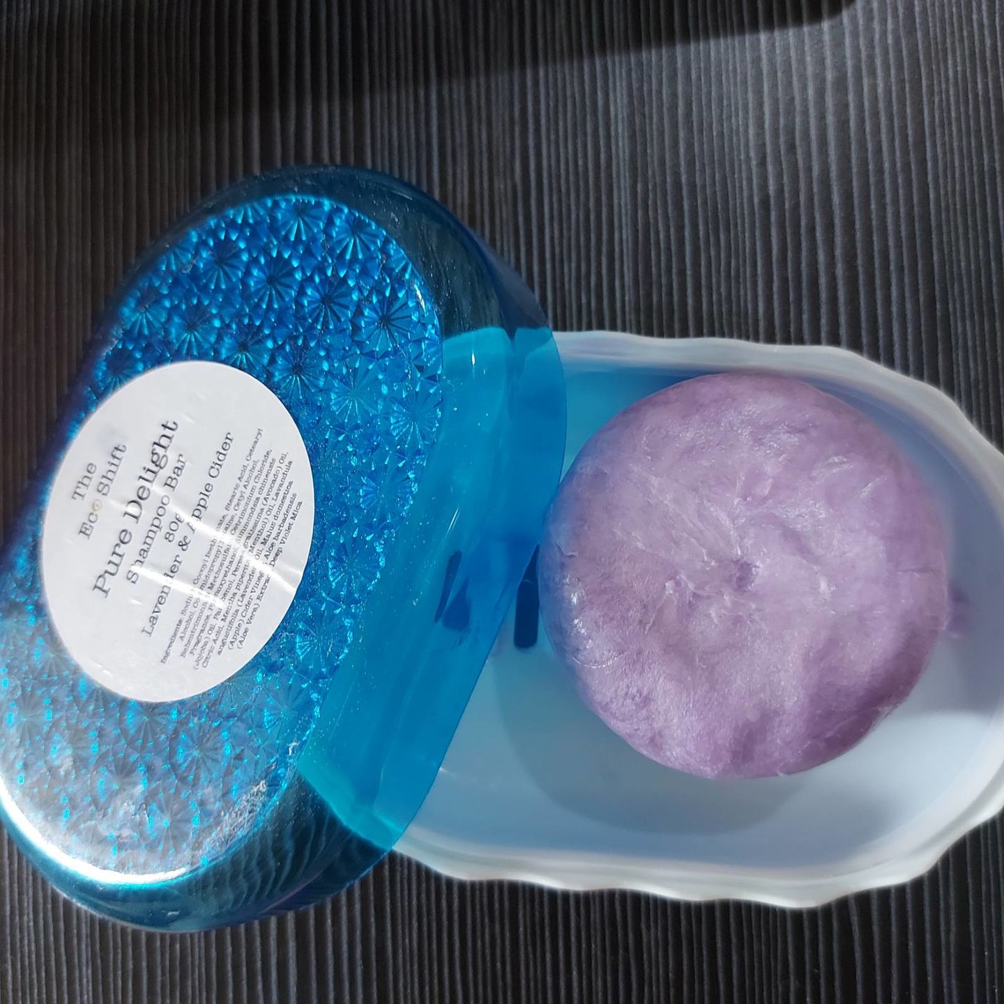 Customer photo review of Pure Delight | Shampoo Bar