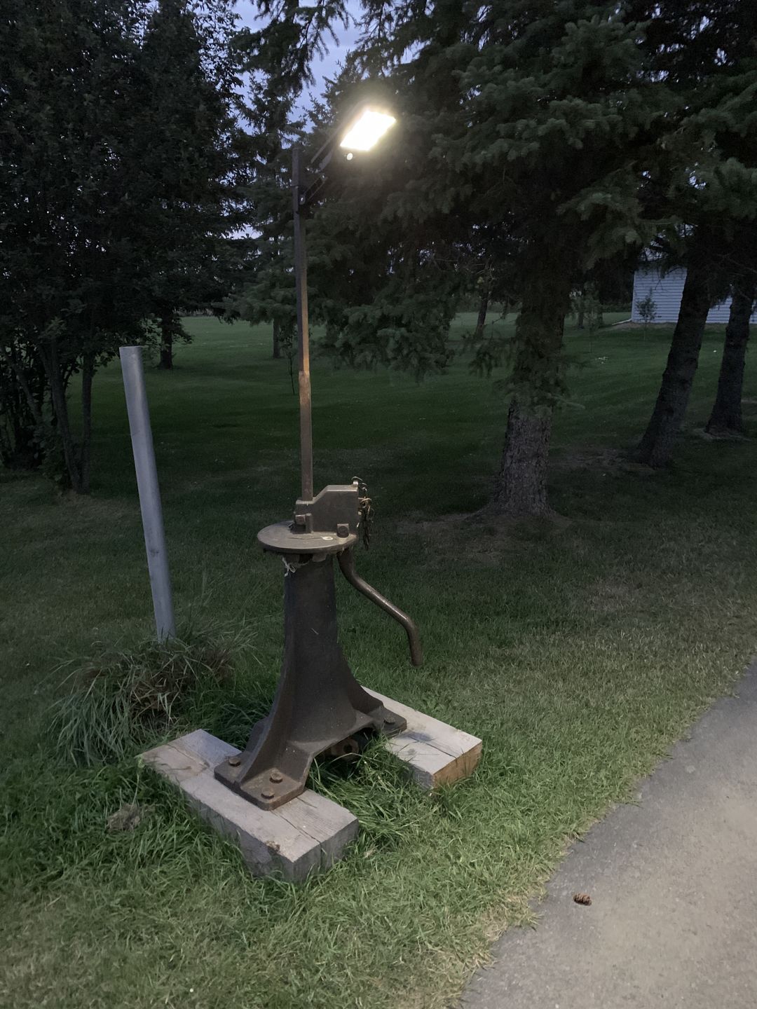 Customer photo review of BigM Mini 150 LED COB Solar Street Flood Light with Motion Sensor & Remote for Your Backyard, Garden, Cottage, Farm, Barn, Parking Lot, Playground