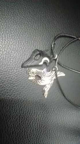 Customer photo review of Wolf And Sheep Couple Necklaces
