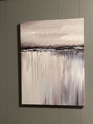Customer photo review of Minimalist Reflection Canvas