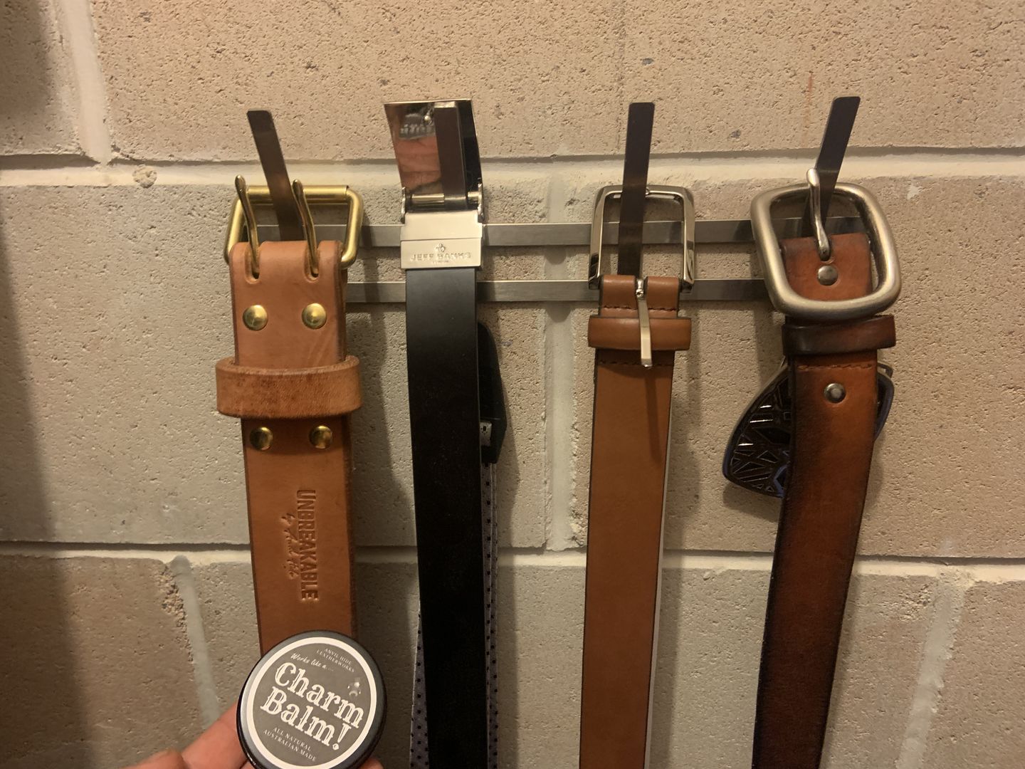 Customer photo review of "Works like a Charm" Balm - leather conditioner and restorer