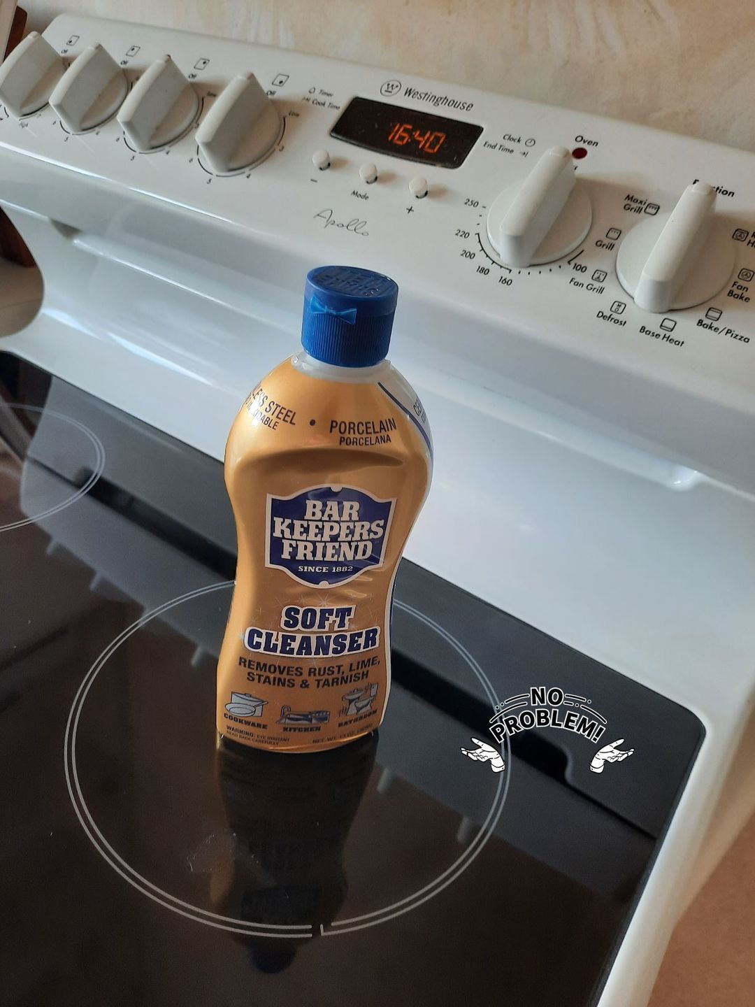 Customer photo review of Bar Keepers Friend: 3 Piece Cleaning Kit